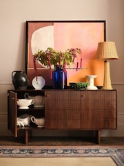 Swoon Tobacco Highgate Mango Wood Three Door Sideboard - Image 2 of 8