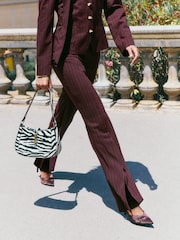 Friends Like These Pinstripe Flare Trousers - 图片2 / 4
