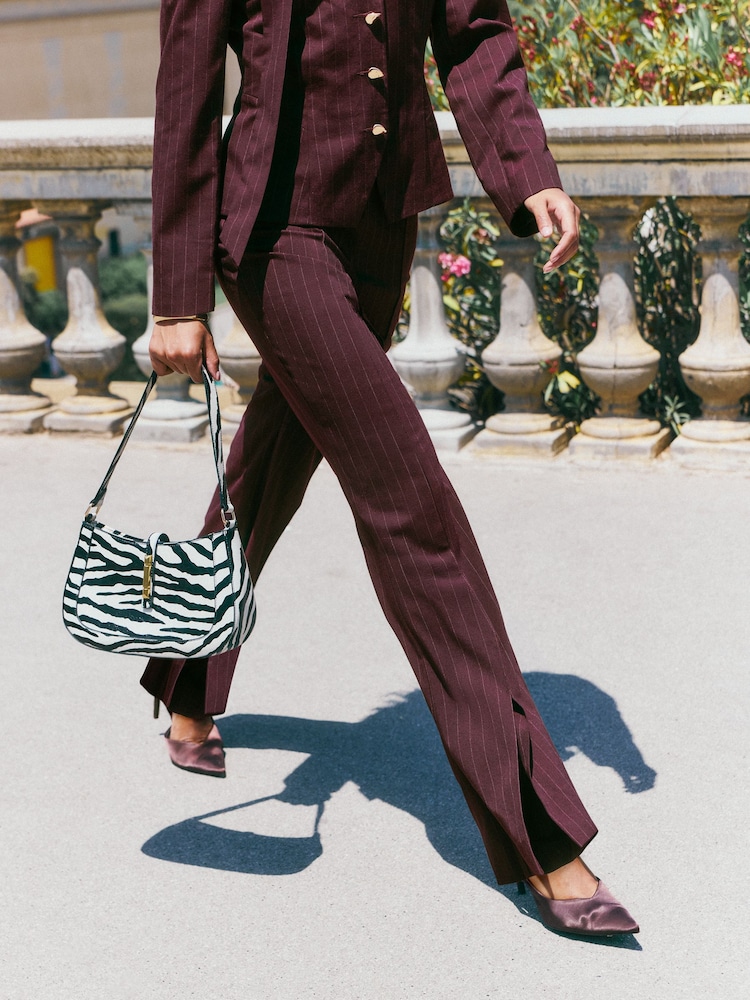 Friends Like These Pinstripe Flare Trousers - 图片2 / 4