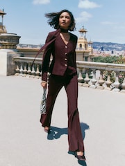 Friends Like These Pinstripe Flare Trousers - 图片3 / 4