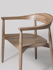Swoon Light Brown Olsen Mango Wood Dining Chair - Image 3 of 7