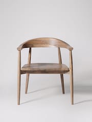 Swoon Light Brown Olsen Mango Wood Dining Chair - Image 4 of 7