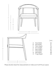 Swoon Light Brown Olsen Mango Wood Dining Chair - Image 7 of 7