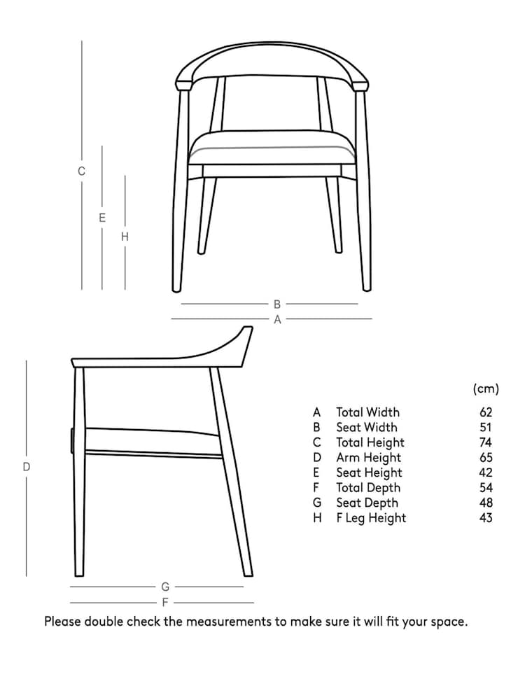Swoon Light Brown Olsen Mango Wood Dining Chair - Image 7 of 7