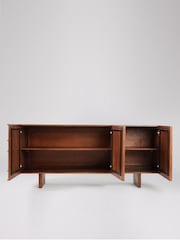 Swoon Mid Brown Rushden Mango Wood Three Door Sideboard - Image 5 of 7