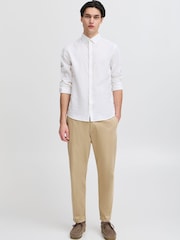 Casual Friday Brown Relaxed Fit Chinos - Image 3 of 8