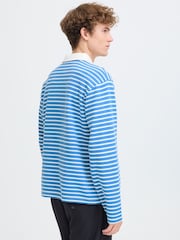 Casual Friday Blue Persson Long Sleeve Rugby Shirt - Image 2 of 7