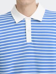 Casual Friday Blue Persson Long Sleeve Rugby Shirt - Image 4 of 7