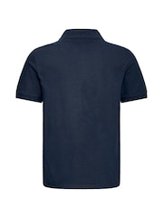 Casual Friday Blue Solheim Short Sleeve Pique Polo Shirt - Image 7 of 7
