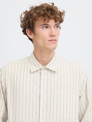 Casual Friday Natural Zan Long Sleeve Relaxed Shirt - Image 5 of 8