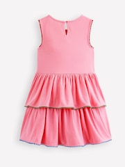 Boden Pink Tiered Jersey Sundress - Image 2 of 3
