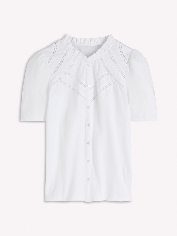 Boden Bea Short Sleeve Shirt - Imaginea 5 din 5