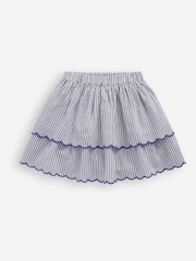 Boden Blue Trim Detail Skirt - Image 1 of 3