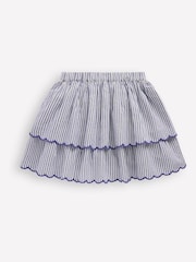 Boden Blue Trim Detail Skirt - Image 2 of 3