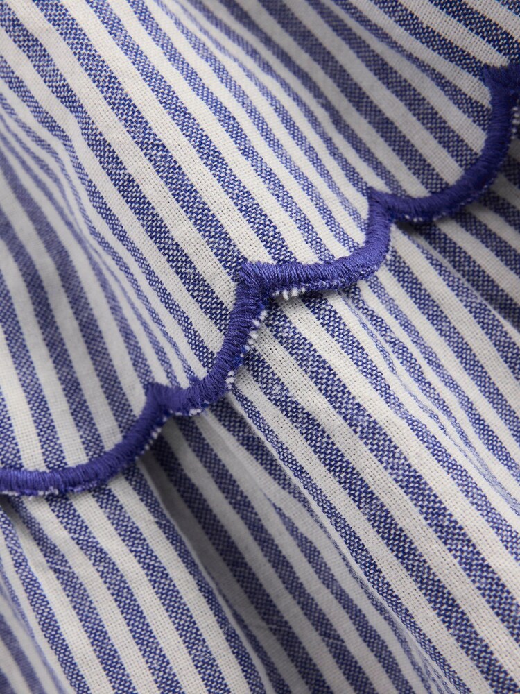 Boden Blue Trim Detail Skirt - Image 3 of 3