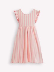 Boden Pink Bow Back Jersey Dress - Image 1 of 3
