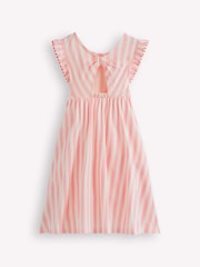 Boden Pink Bow Back Jersey Dress - Image 2 of 3