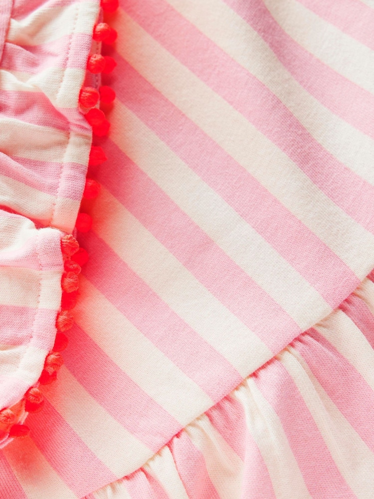 Boden Pink Bow Back Jersey Dress - Image 3 of 3