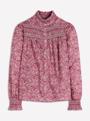 Boden חולצה בעיטור סלסול וכיווצים, דגם Esme - תמונה 7 מתוך 7