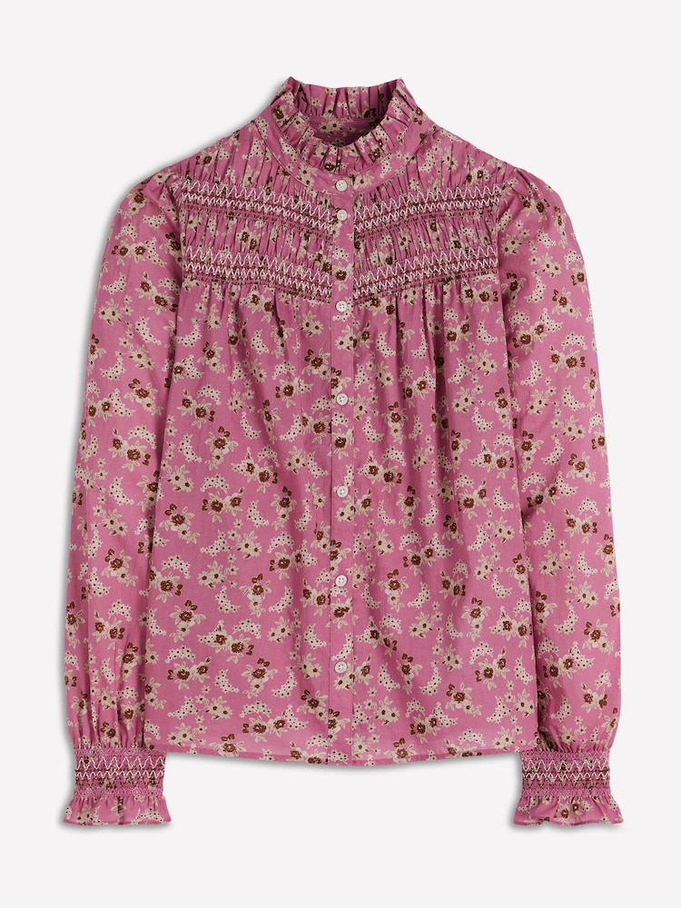 Boden חולצה בעיטור סלסול וכיווצים, דגם Esme - תמונה 7 מתוך 7