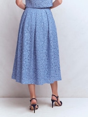 Boden Blue Verity Lace Skirt - Image 3 of 6