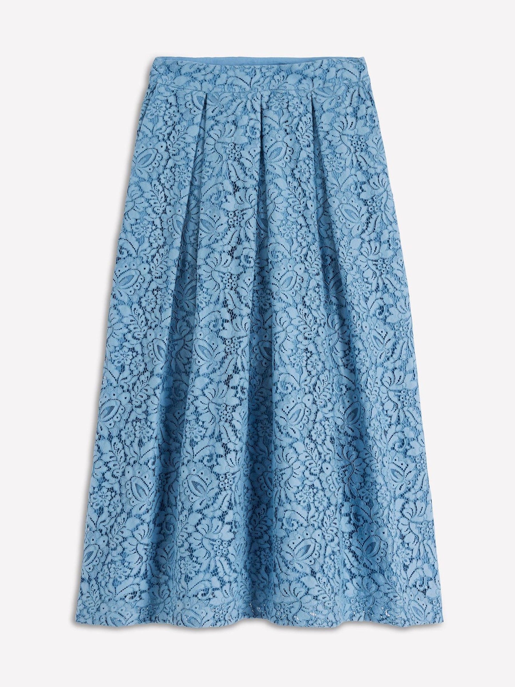 Buy Boden Blue Verity Lace Skirt from Next USA