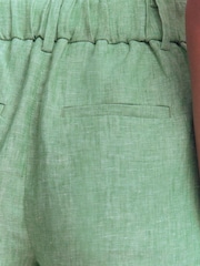 Boden Green Kensington Linen Shorts - Image 5 of 7