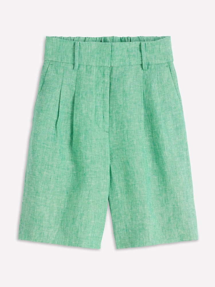 Boden Green Kensington Linen Shorts - Image 7 of 7