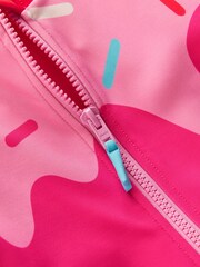 Boden Pink Fun Long Sleeve Swimsuit - Image 3 of 3