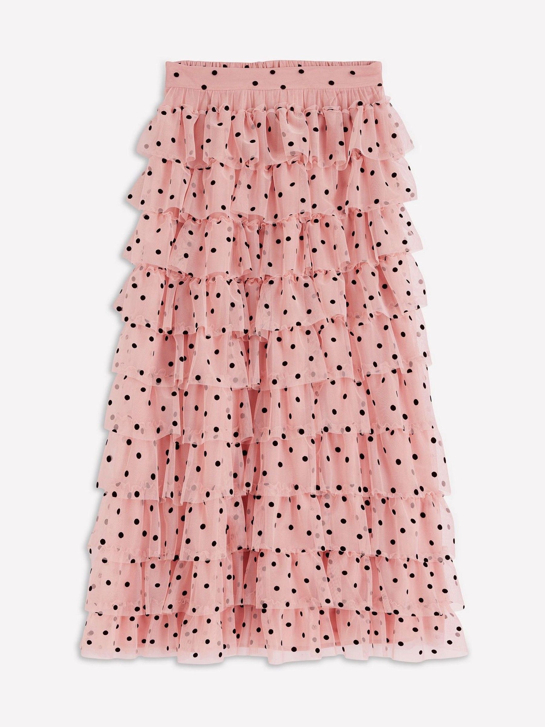 Buy Boden Pink Tulle Tiered Skirt from Next USA