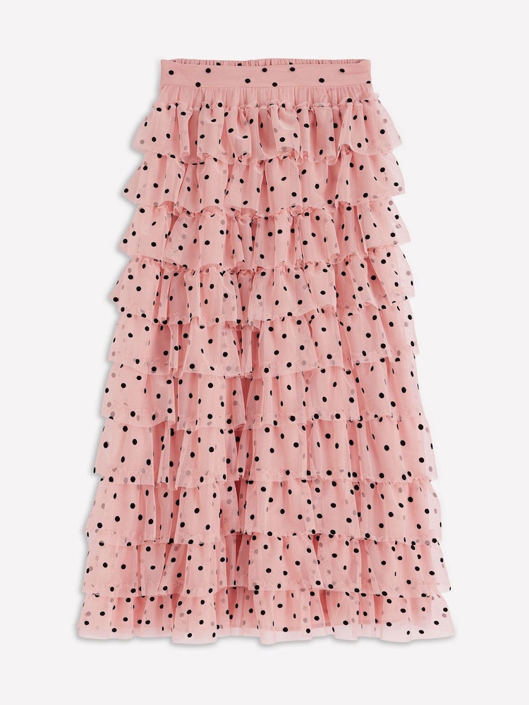 Boden Pink Tulle Tiered Skirt - Image 6 of 6 Boden Pink Tulle Tiered Skirt - Image 6 of 6