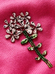 Boden Pink Embellished T-Shirt - Image 8 of 8