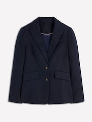 Boden Blue Stamford Linen Blazer - Image 6 of 6