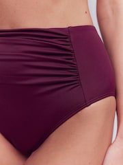 Boden Brown Kythira Ruched Bikini Bottoms - Image 3 of 8
