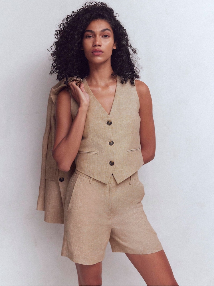 Σορτς Boden Belgravia από λινό - Εικόνα 1 του 6