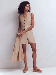 Σορτς Boden Belgravia από λινό - Εικόνα 5 του 6