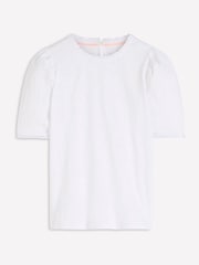 Boden White Ali Scallop T-Shirt - Image 5 of 5