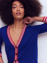 Boden V-Neck Longline Cardigan - Bild 1 von 5