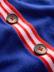 Boden Blue V-Neck Longline Cardigan - Image 6 of 6