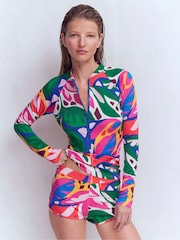 Boden Green Swim Shorts - Image 4 of 7