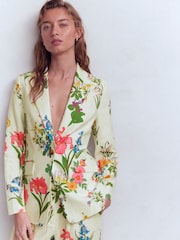 Boden Cream Woodbridge Linen Blazer - Image 2 of 7