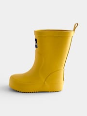 JoJo Maman Bébé Bright Yellow Plain Wellies - Image 3 of 4