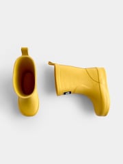 JoJo Maman Bébé Bright Yellow Plain Wellies - Image 4 of 4