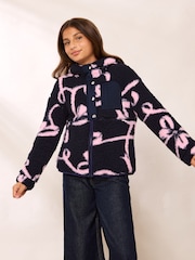 Chaqueta Lipsy Soft Touch con capucha y cremallera, de forro polar Borreguito (5-14año) - Imagen 3 de 5