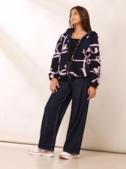 Chaqueta Lipsy Soft Touch con capucha y cremallera, de forro polar Borreguito (5-14año) - Imagen 4 de 5