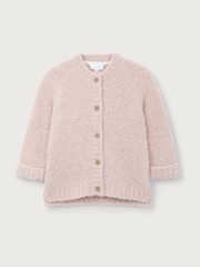 The White Company Pink Cosy Boucle Cardigan - Image 1 of 1