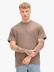 Luke 1977 Brown Drayton Relaxed Fit T-Shirt - Image 1 of 6