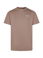 Luke 1977 Brown Drayton Relaxed Fit T-Shirt - Image 4 of 6