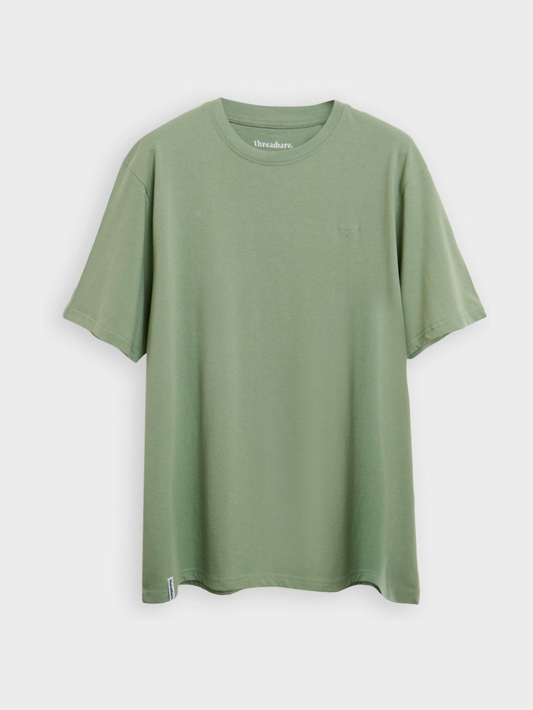 Threadbare Blue Cotton Crew Neck T-Shirts 5 Pack - Image 2 of 5 Threadbare Blue Cotton Crew Neck T-Shirts 5 Pack - Image 2 of 5