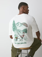 Ecru Mountain Dew Graphic Print T-Shirt - Image 1 of 9